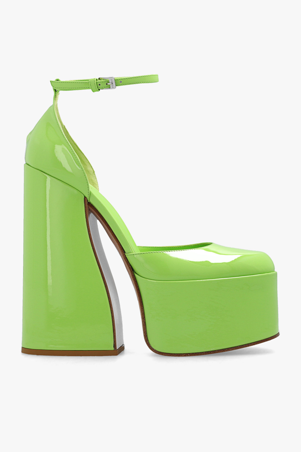 Lime green cheap platform shoes